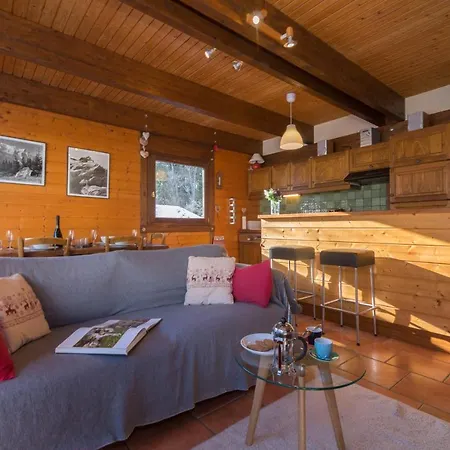 Апартаменты Sainte-foy-l'argentiere Sleeps 4 Шамони